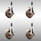 Service Caster 5 Inch 316SS High Temp Glass Filled Nylon 3/4 Inch Stem Caster Set Brake SCC SCC-SS316EX20S514-GFNSHT-TLB-34-4 - alternate 1